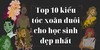 Top 10 kiểu tóc xoăn đuôi cho học sinh đẹp nhất