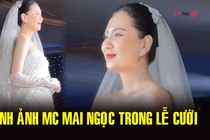 Hình ảnh MC Mai Ngọc trong lễ cưới