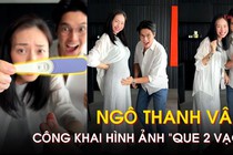 HOT: Ngô Thanh Vân vén áo khoe mang thai